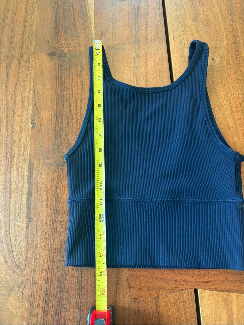 lululemon athletica Ribbed Navy Blue Tank Top